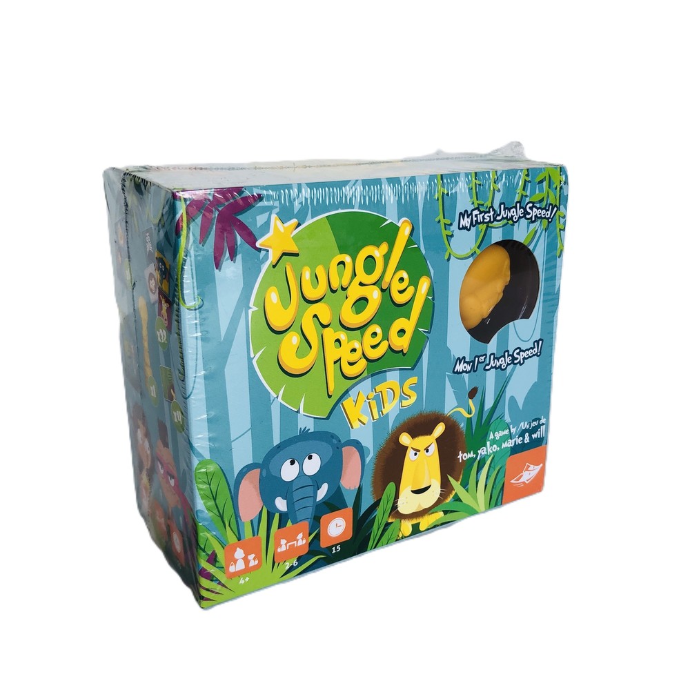 Jungle Speed Kids Memory and Reflex Game Bilingual New in Box For Age 4+